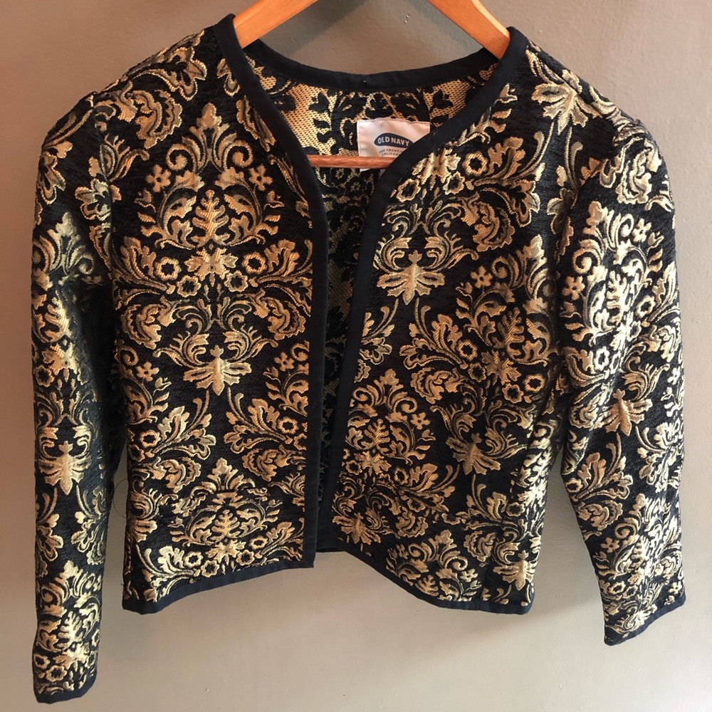 Old Navy embroidered bolero style jacket